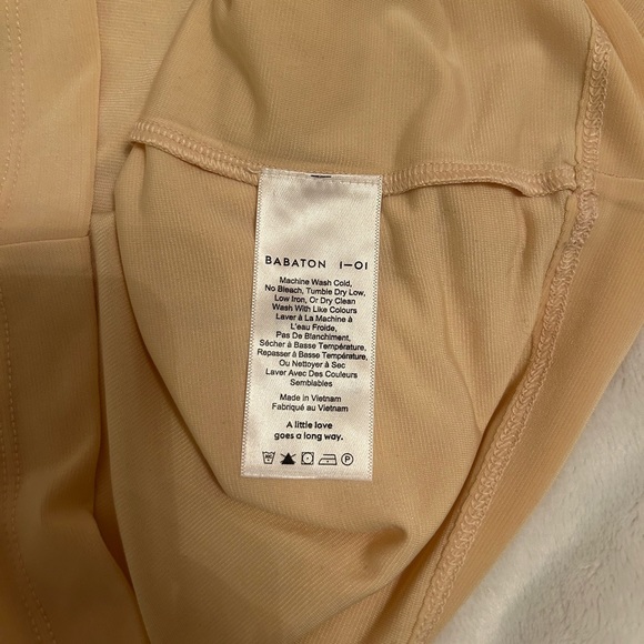 1-01 Babaton Aritzia Artemis Long Sleeve Bustier Top - Picture 10 of 11